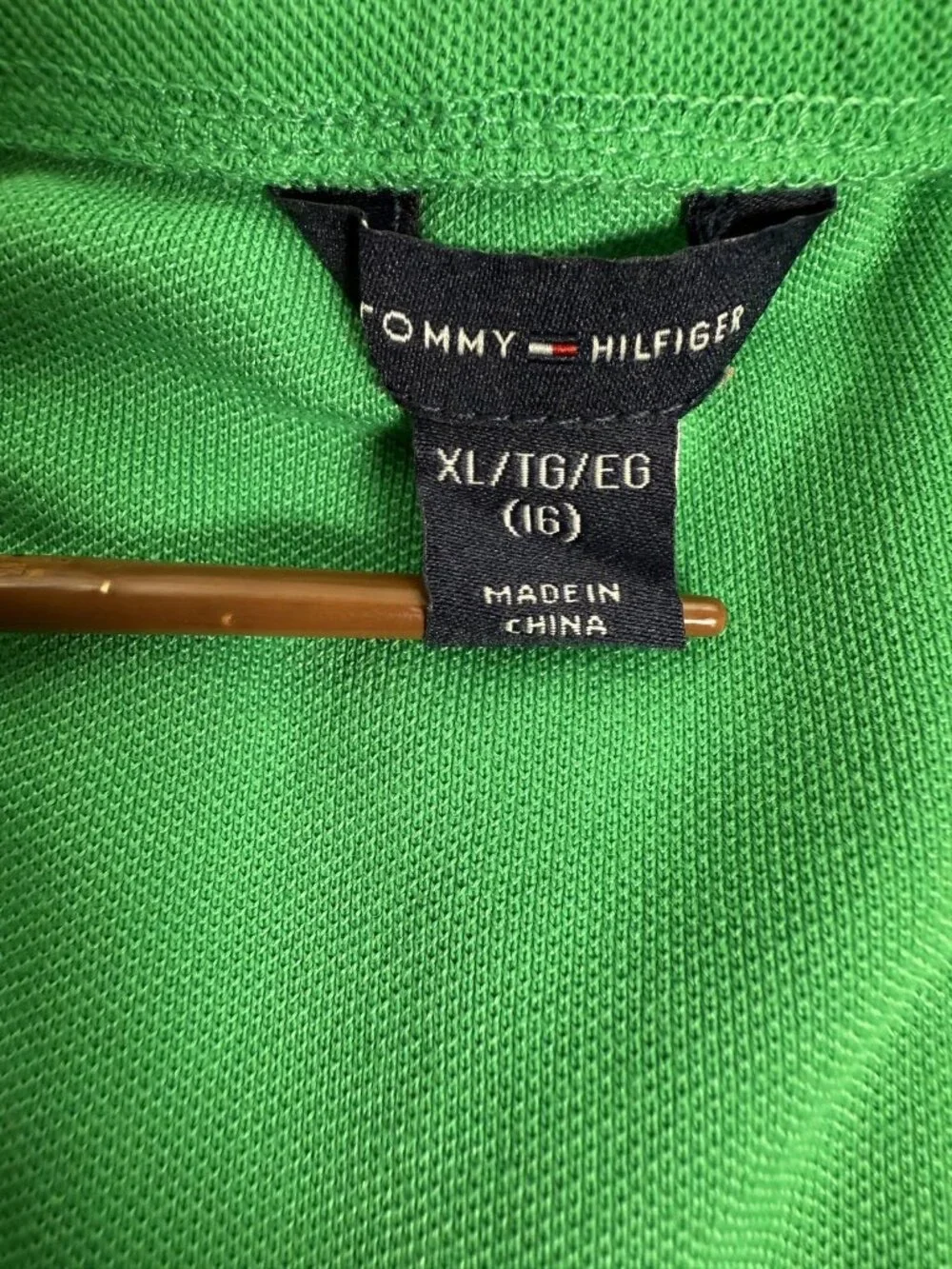Tommy Hilfiger Striped Preppy Romper Girls 16 XL Green‎ Knit Summer Tween Casual
